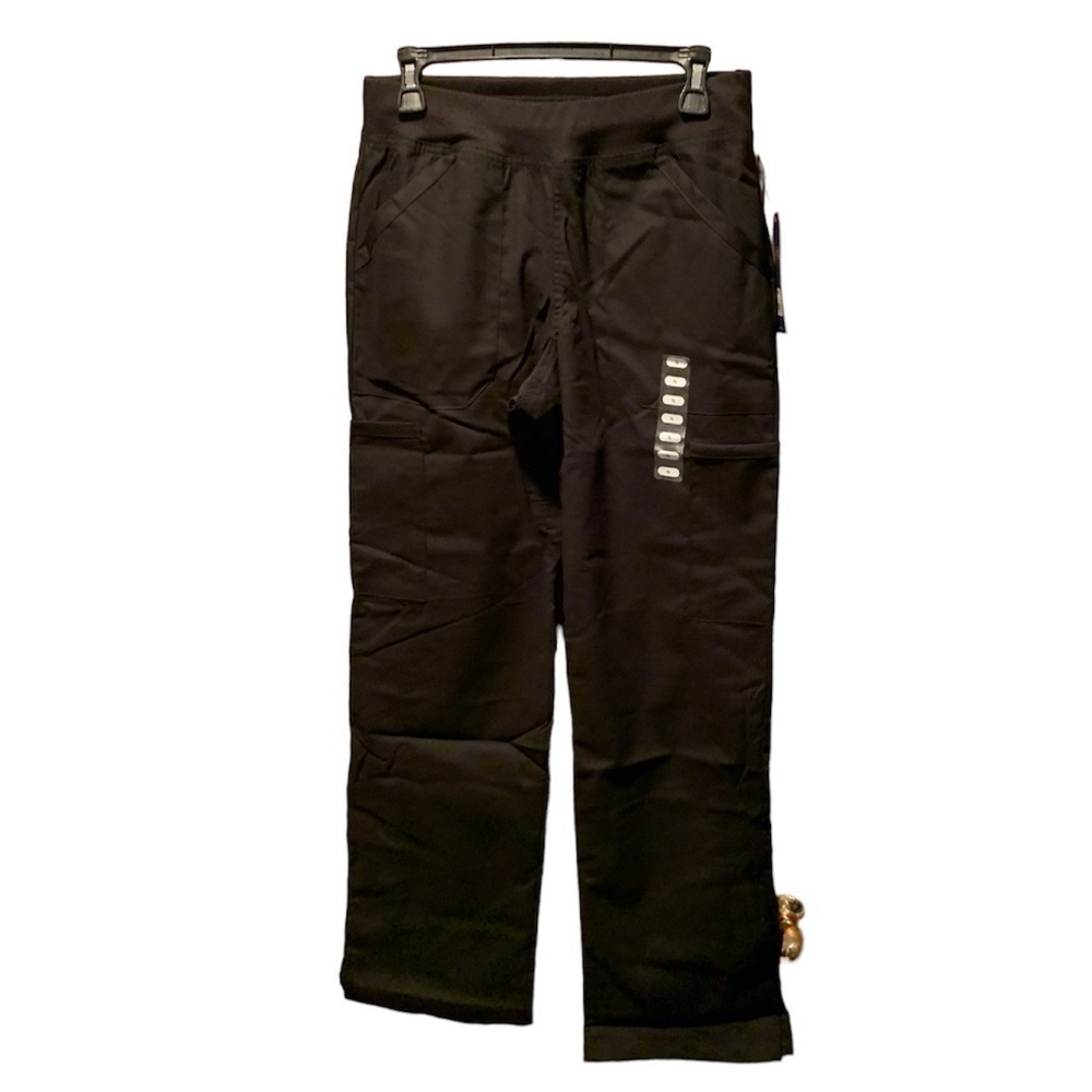 Cherokee Authentic Workwear Professionals Pull On Scrub Pants Small Black NWT